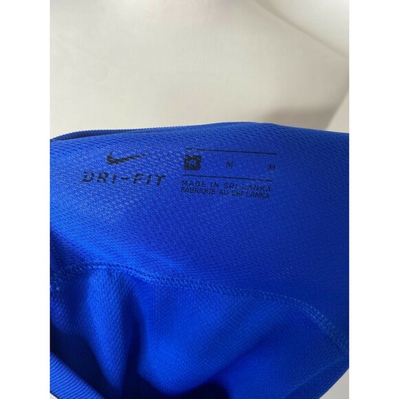 Nike Dri-Fit Women's Shirt Blue Athletic Short Sleeve Soccer Size Medium - Picture 3 of 8